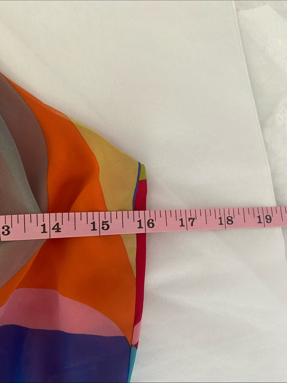 Muse Multicolor Halter Maxi Dress in Orange, Purple, Blue, Pink, Green - Picture 6 of 8